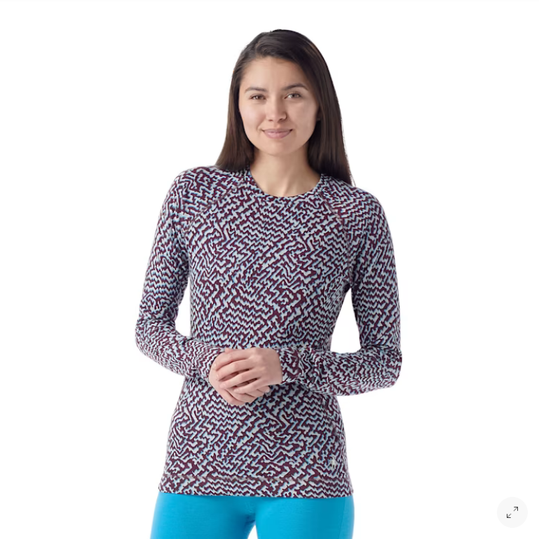 W Thermal Merino Crew, Purple Iris
