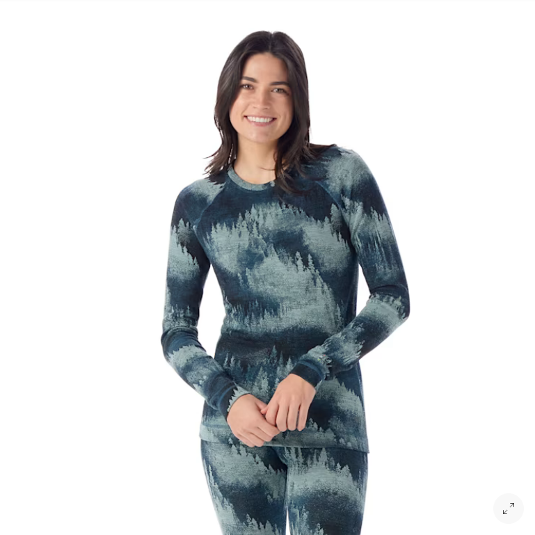 W Thermal Merino Crew, Twilight Pines
