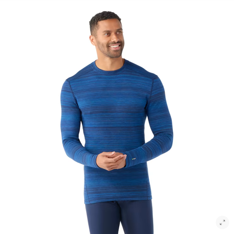 Thermal Merino Crew, Blue Shift