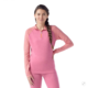 W Thermal Merino 1/4 Zip, Pink Snowflake
