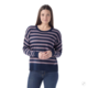 W Edgewood Boyfriend Sweater, Chalk Violet