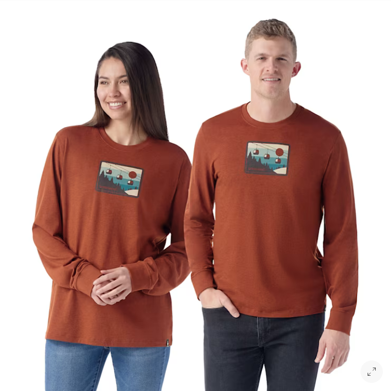 Gondola Ride Graphic LS, Pecan