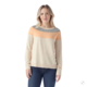 W Edgewood Colourblock Sweater, Almond Donegal