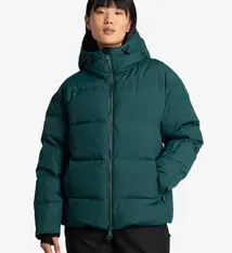 W Cypress Down Jacket, Adriatic Green
