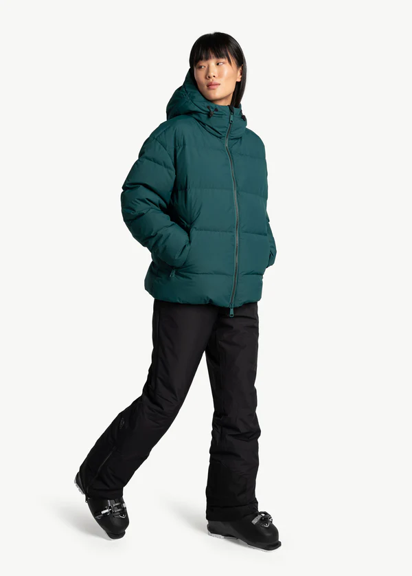W Cypress Down Jacket, Adriatic Green