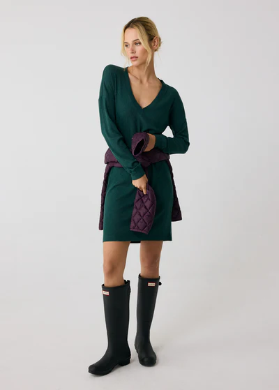 Traverse V Neck Dress, Amazonia