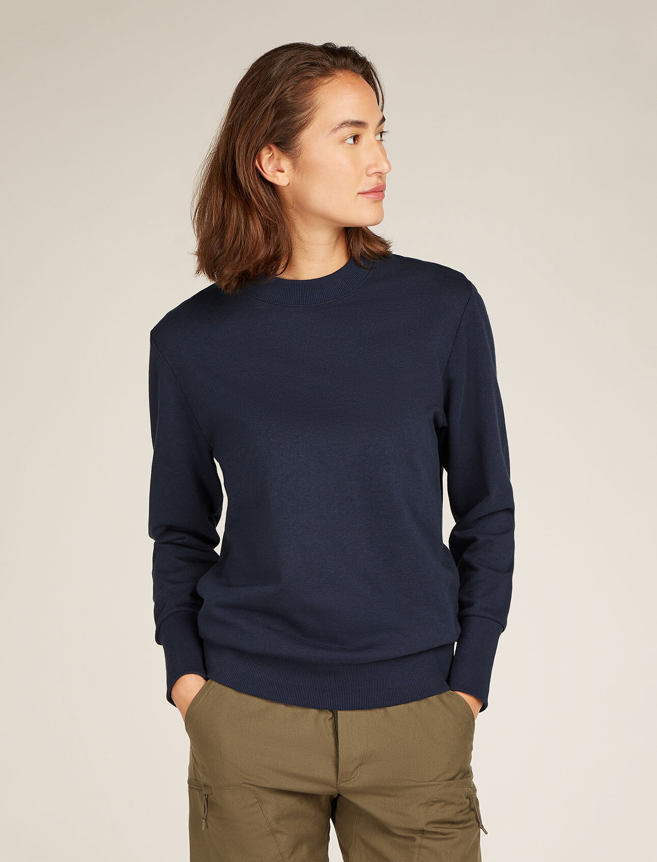 icebreaker W Central Sweatshirt, Midnight