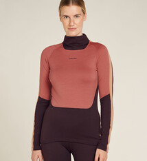 icebreaker W Oasis Sonebula LS, Bittersweet/Cedar