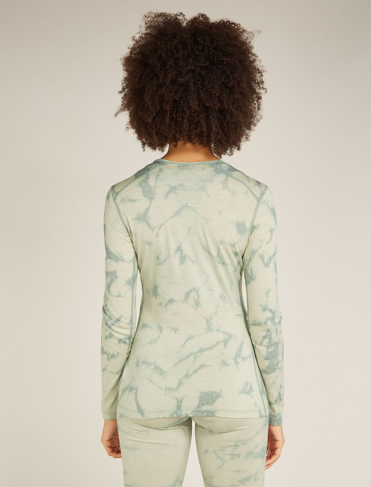 icebreaker W Merino Oasis Crew, Cloud Dye