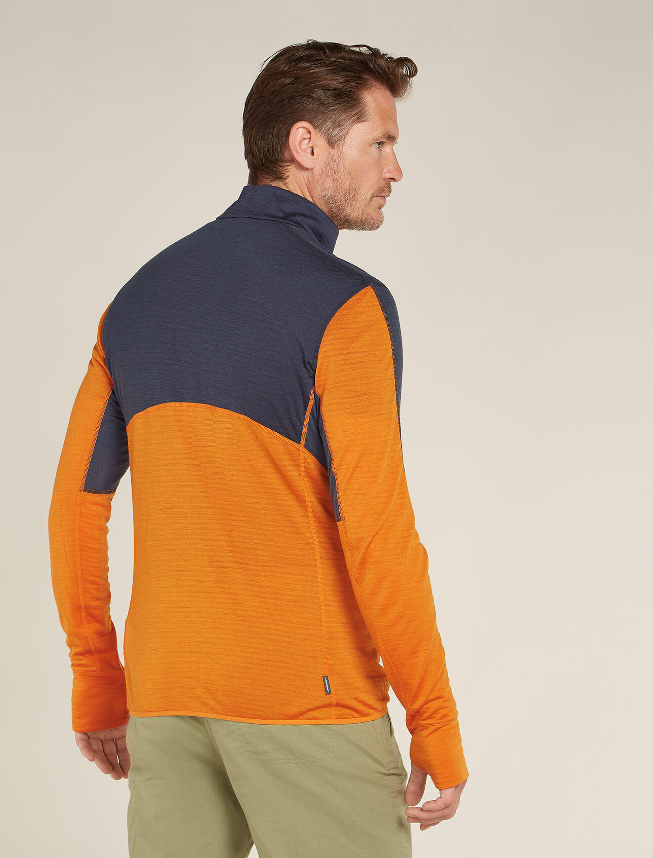 icebreaker Merino Blend 200 RealFleece Half Zip, Navy