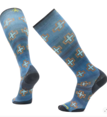 Ski Zero Cushion, Crossed Blue