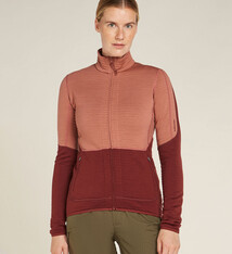 icebreaker 400 RealFleece Descender Zip, Cedar