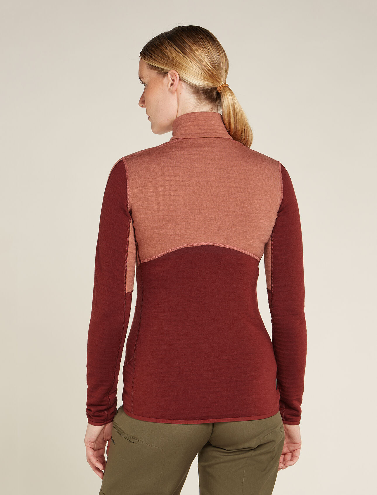icebreaker 400 RealFleece Descender Zip, Cedar