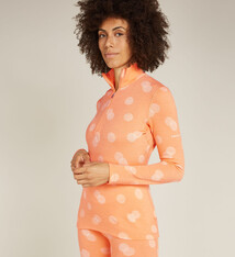 icebreaker W Merino 200 Vertex Half Zip, Feldspar