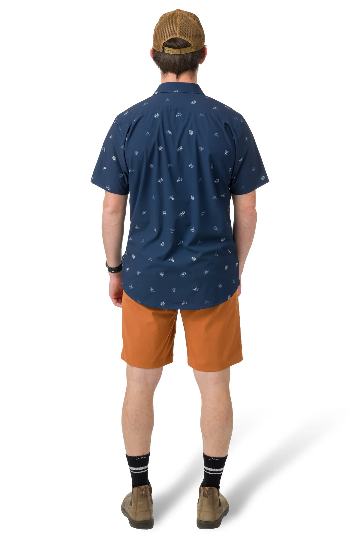 Flylow Gear Anderson Shirt, Night/Mist Seaside