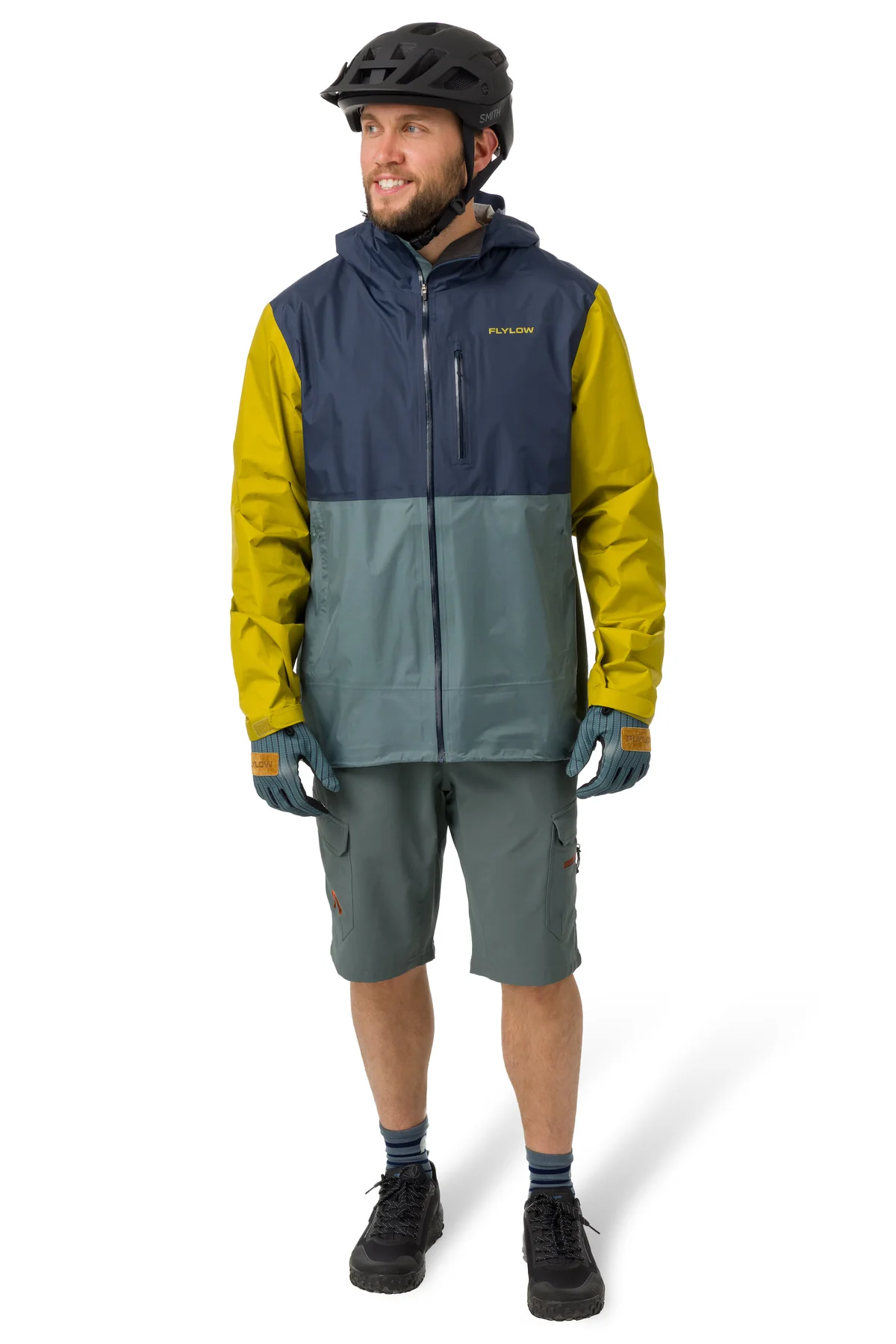 Flylow Gear Trailworks Jacket, Night/Eucalyptus