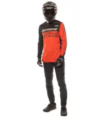 Fasthouse Mercury Classic LS Jersey, Black/Red