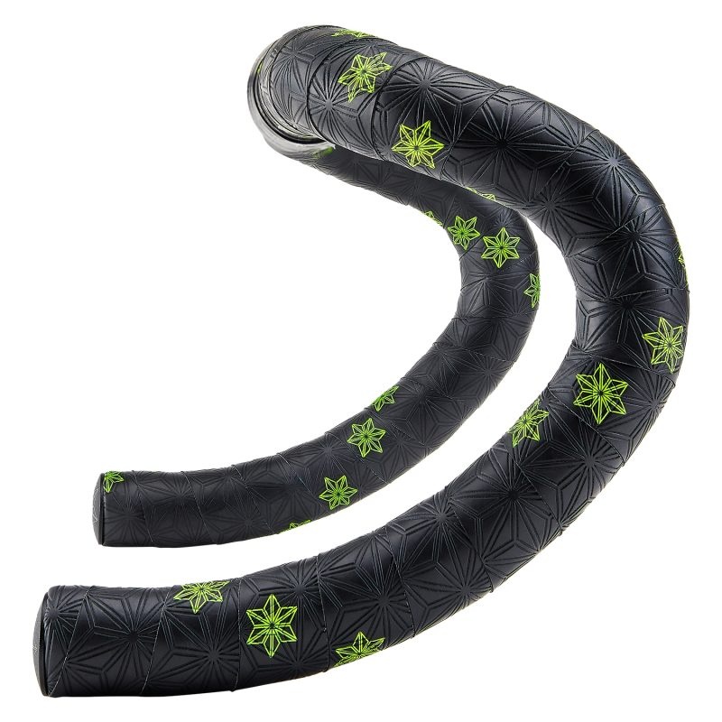 SUPER STICKY KUSH TAPE GALAXY NEON YEL PRINT/ANO BLK PLUGS