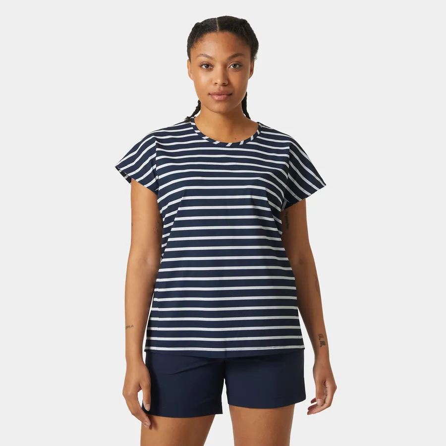 Thalia Summer Top, Navy Stripe