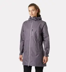 Long Belfast Jacket, Smoked Purple