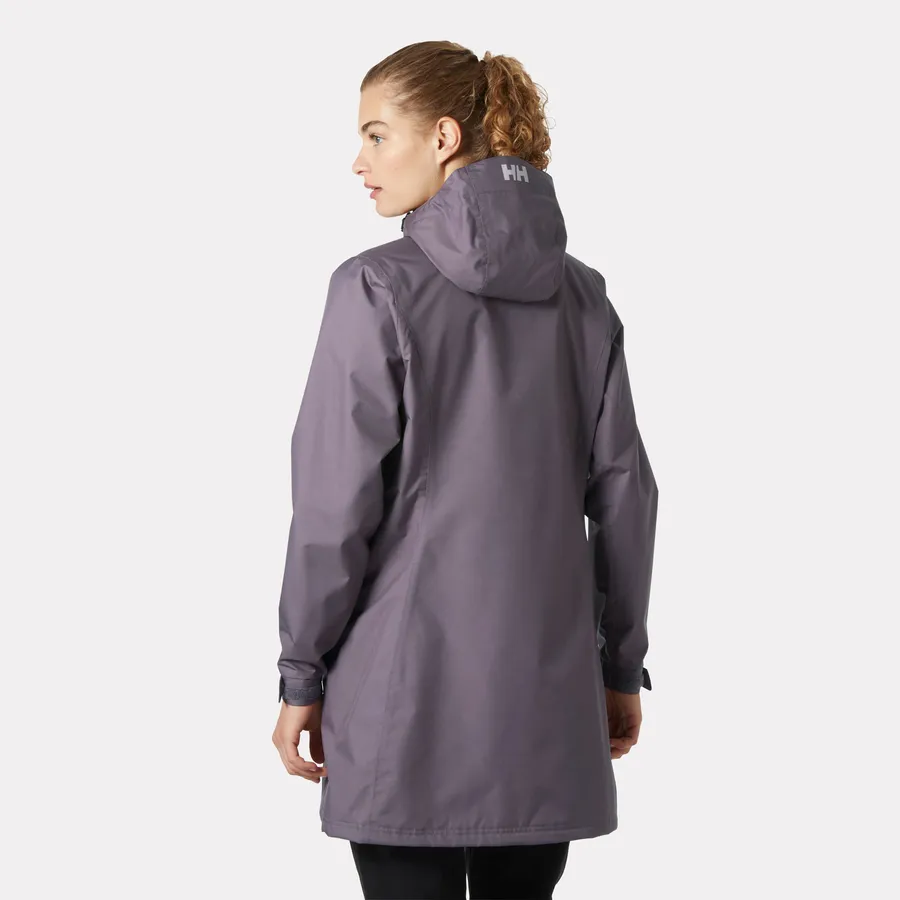 Long Belfast Jacket, Smoked Purple