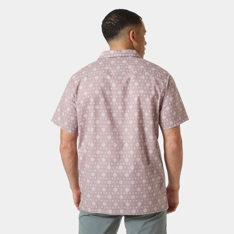 Holmen SS Shirt, Purple Clay