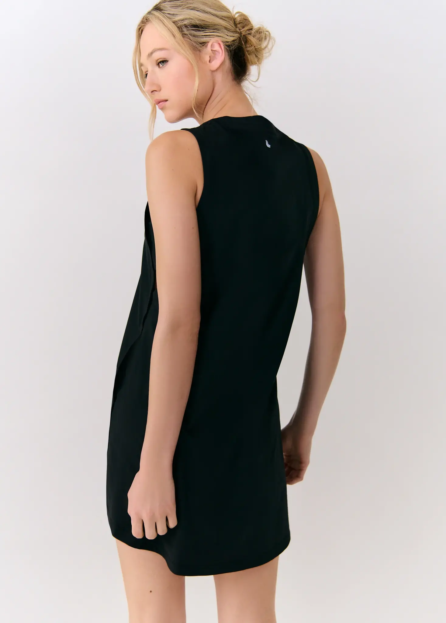 Olivie Tank Dress, Black