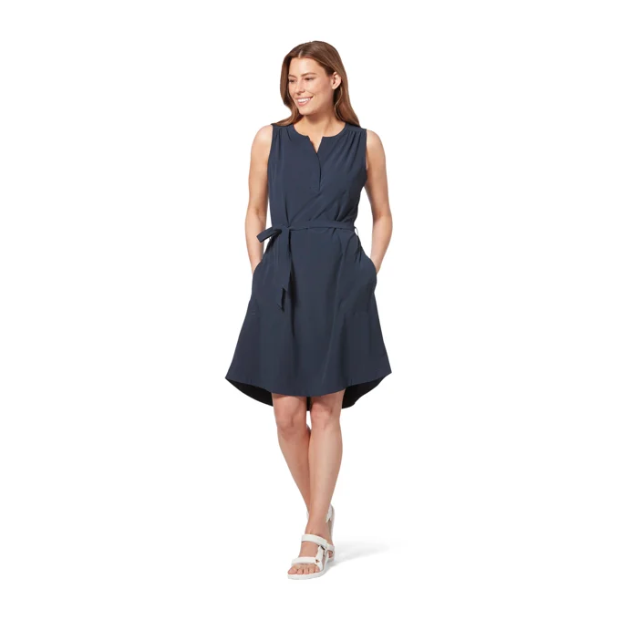 Sportless Traveler Tank Dress, Navy