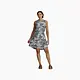 Spotless Traveler Tank Dress, Deep Blue Fern