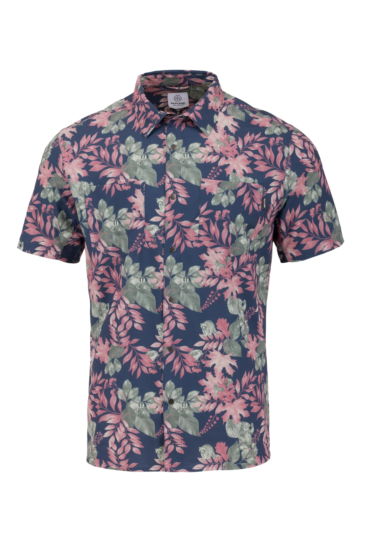 Flylow Gear Wesley Shirt, Black/Garnet