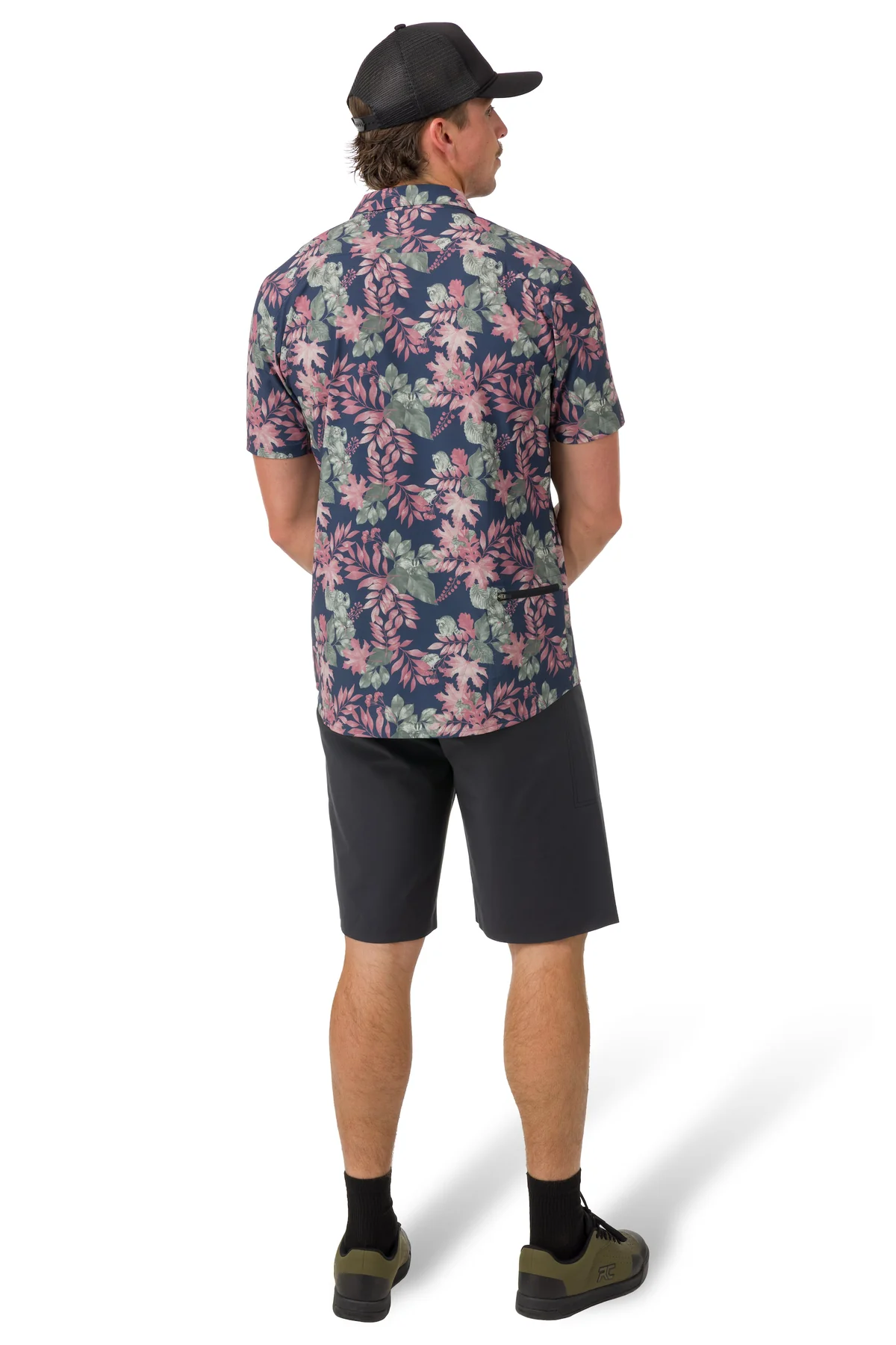 Flylow Gear Wesley Shirt, Black/Garnet