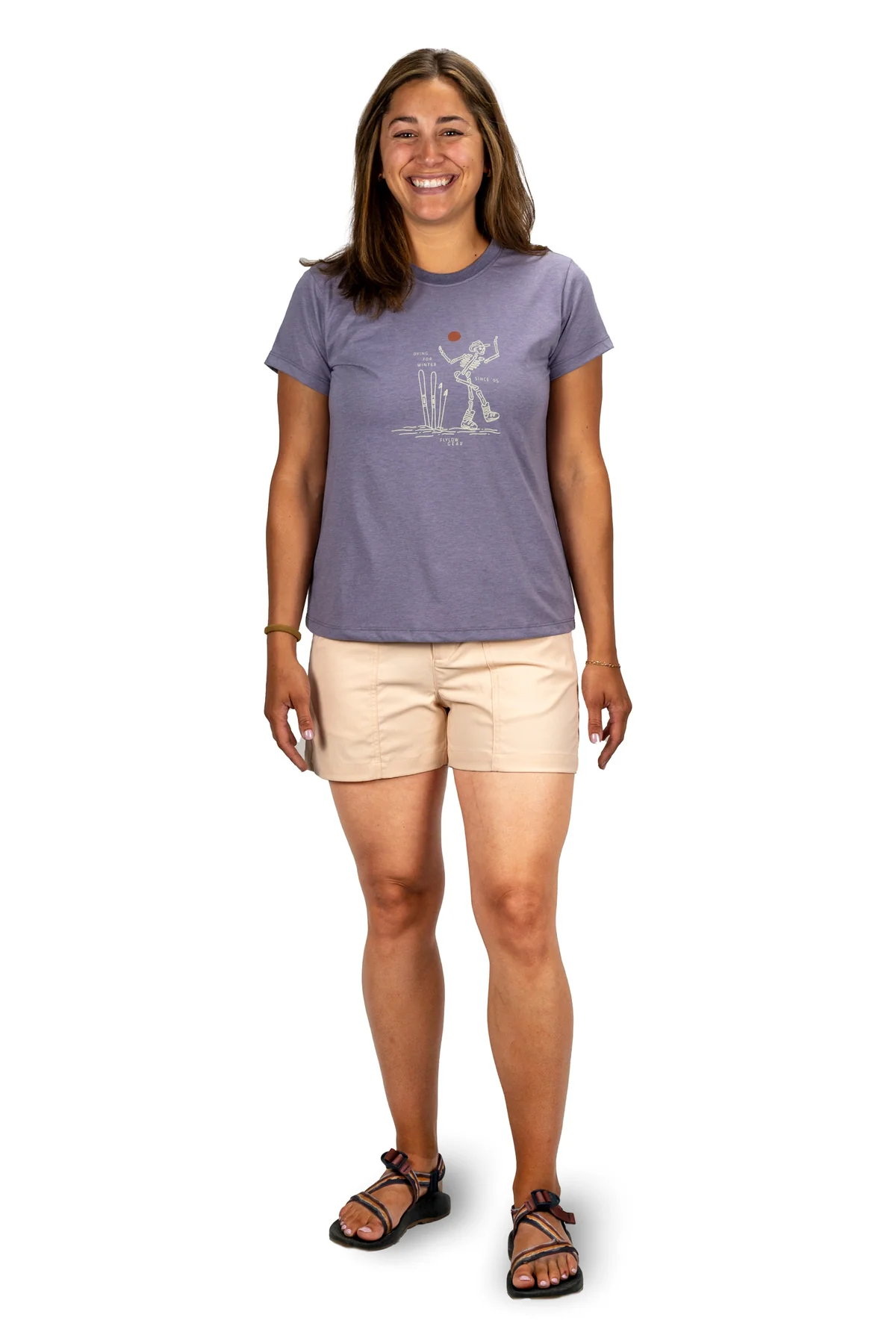 Flylow Gear W Amigos Tee, Moonstone