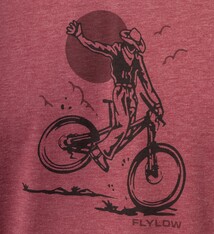 Flylow Gear MTB Trick Tee, Garnet