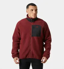 Panorama Pile Block Jacket, Mars Red