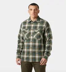 Lokka Flannel LS, Dark Jungle Plaid