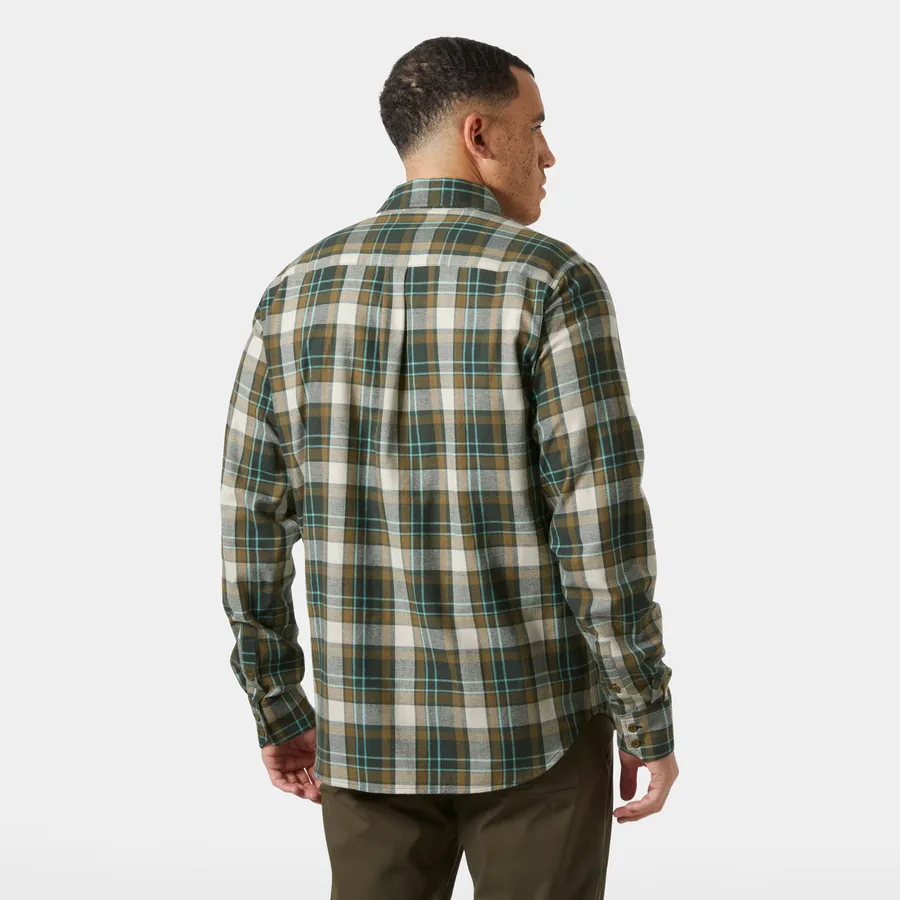 Lokka Flannel LS, Dark Jungle Plaid