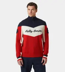 Apres Knitted Sweater, Red