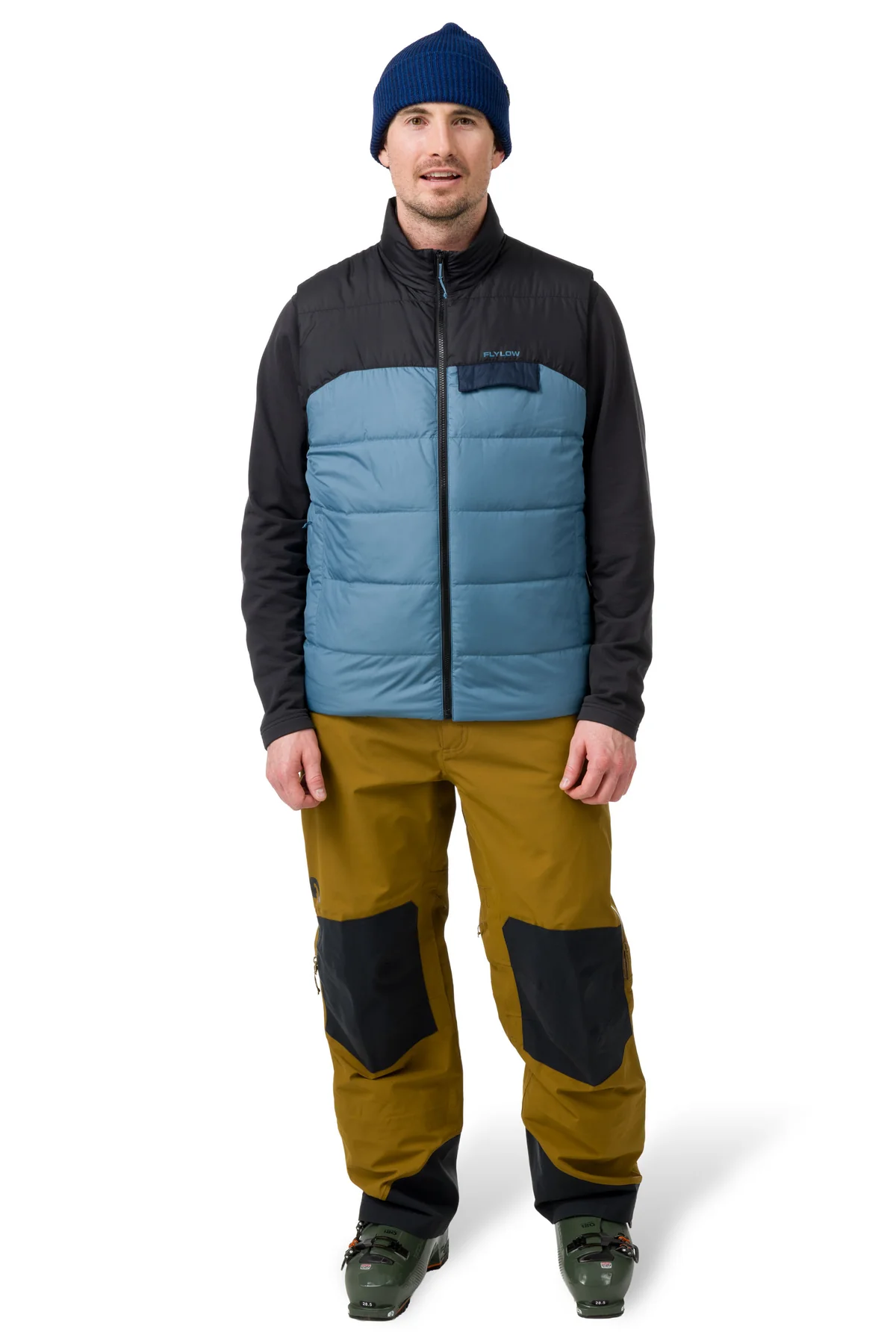 Flylow Gear Larry Vest, Ocean/Black