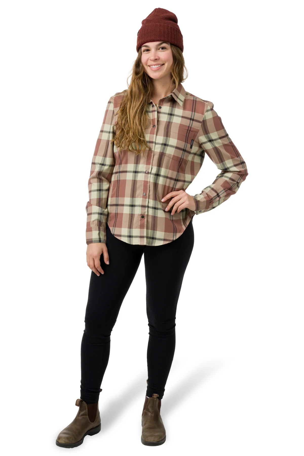 Flylow Gear Brigitte Tech Flannel, Bluff