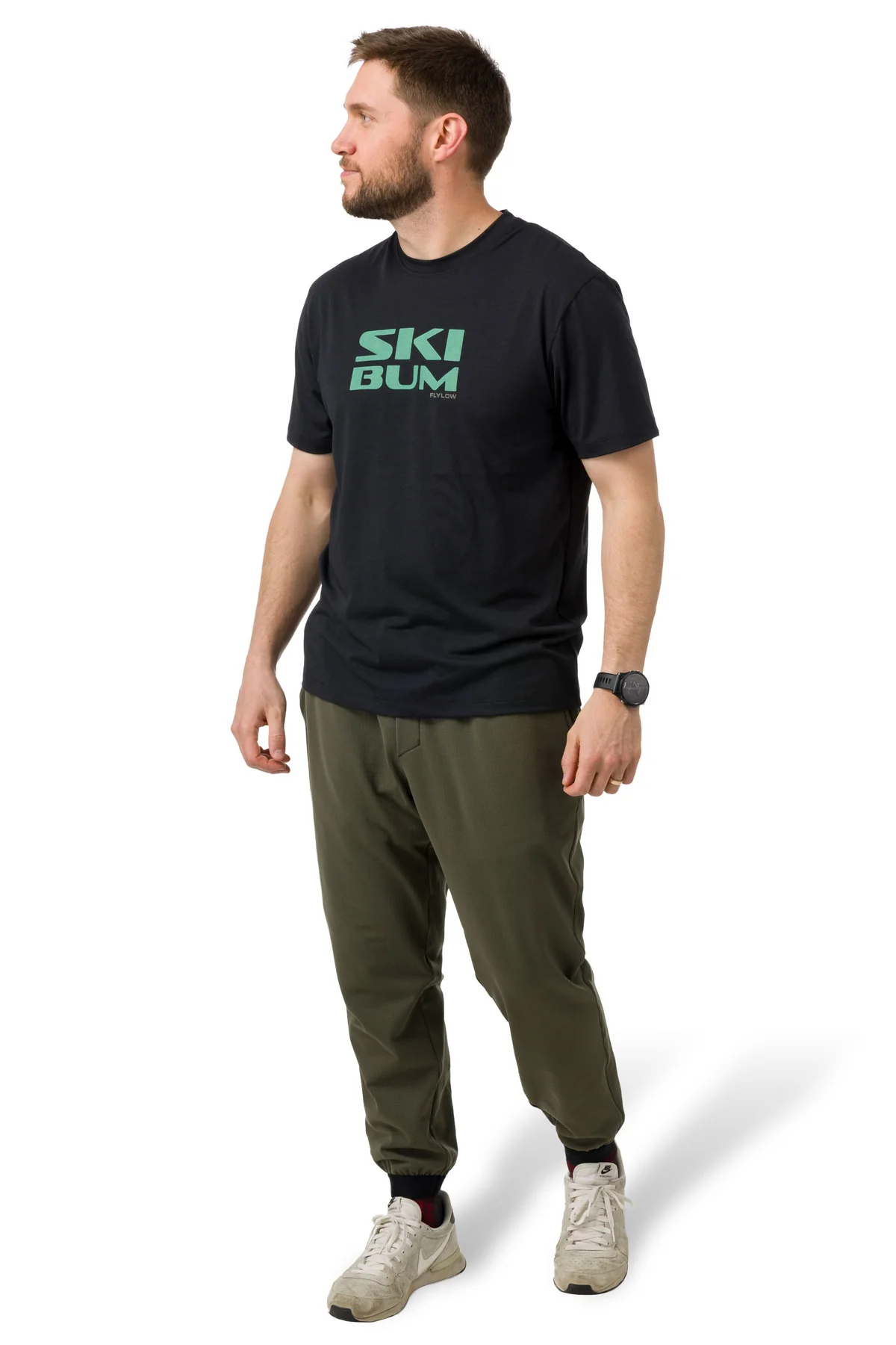 Flylow Gear Ski Bum Tee, Black