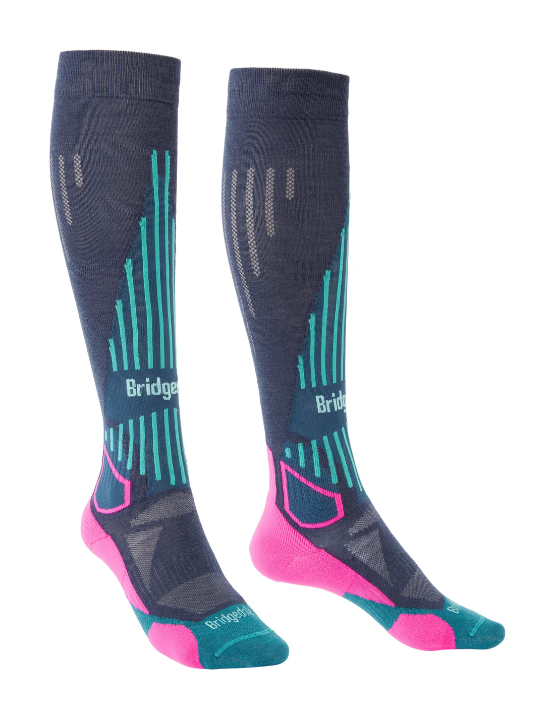 W Ski Light Weight, Blue/Pink