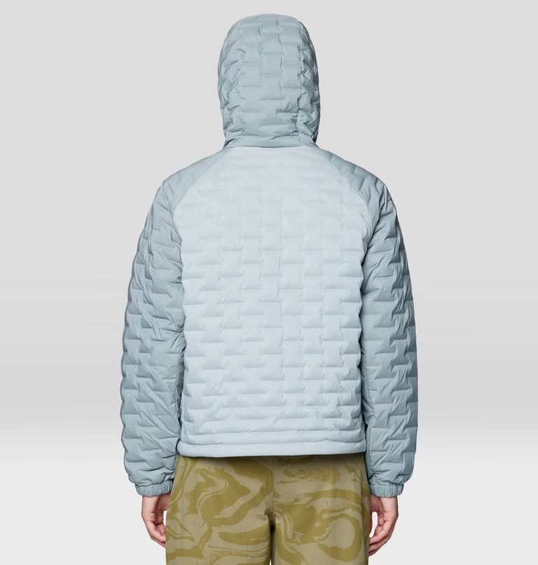 W Stretchdown Light Full Zip Hoody, Ice Shadow