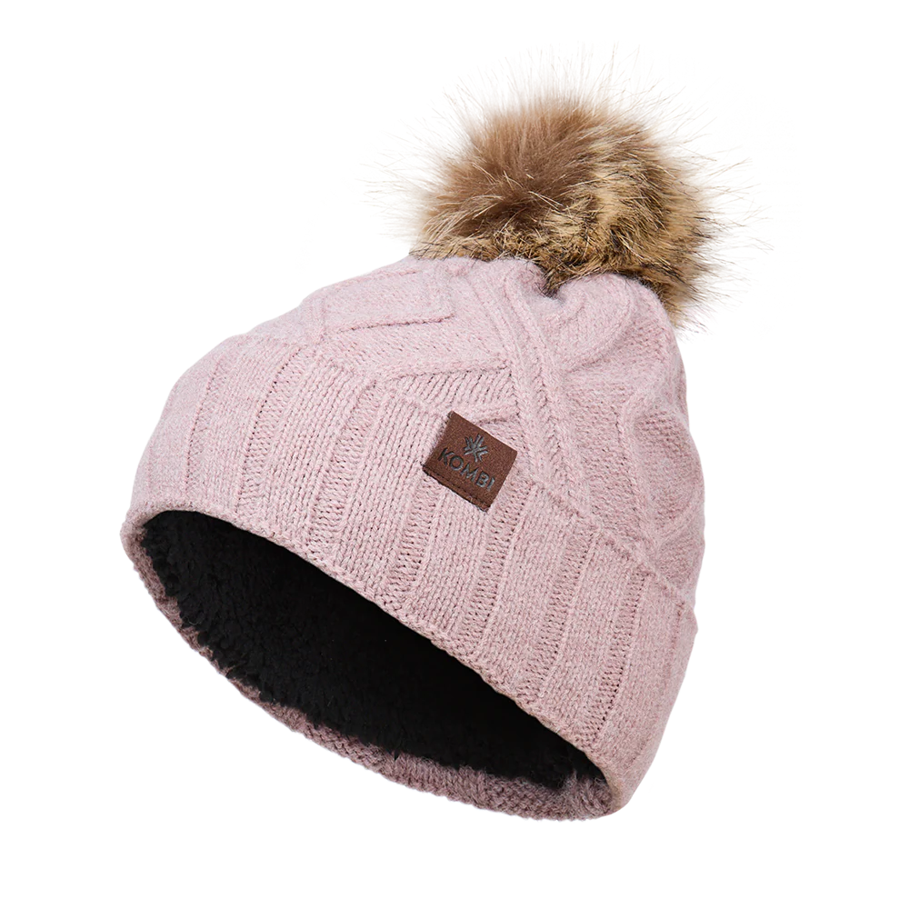 Cable Beanie, Nostalgia Rose