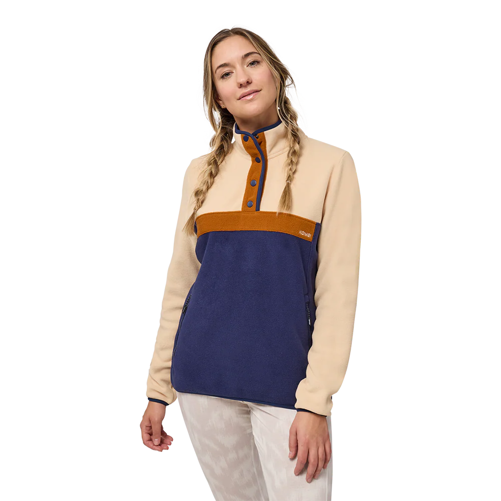 W Polartec Horizon Snap, Navy