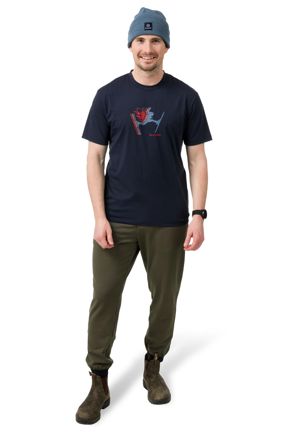 Flylow Gear Flame Daffy Tee, Navy