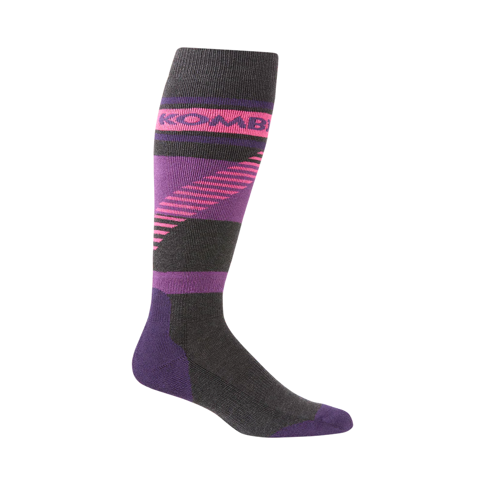 Ascent Sock, Purple/Grey