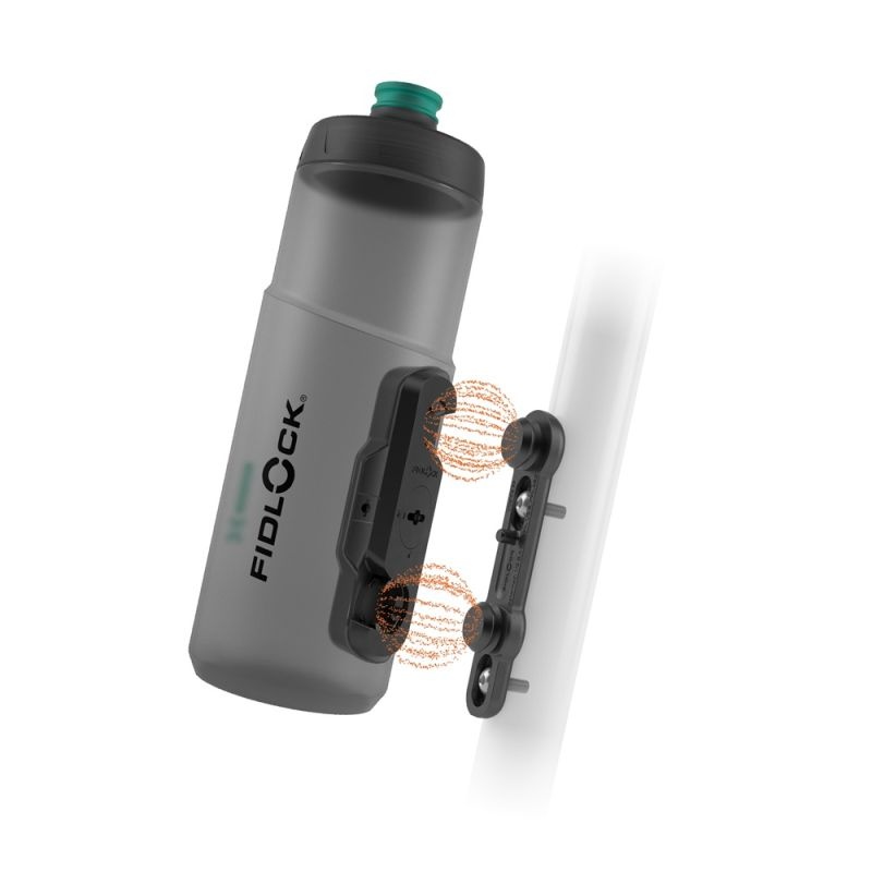 Fidlock Fidlock 600ml Twist Bottle, Antibacterial with Bike Base