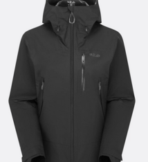 Rab W Downpour Mountain Jacket, Black