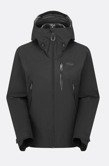 Rab W Downpour Mountain Jacket, Black