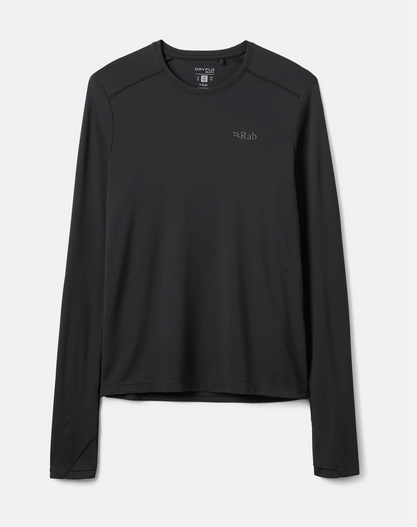 Rab W Force LS Tee, Black